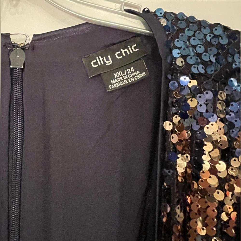 City Chic, all over sequin dress